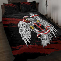 Polska Walczaca Crowned Eagle Quilt Bed Set Fighting Poland