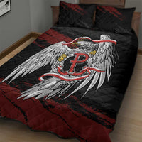 Polska Walczaca Crowned Eagle Quilt Bed Set Fighting Poland