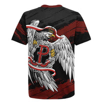 Polska Walczaca Crowned Eagle Rugby Jersey Fighting Poland