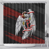 Polska Walczaca Crowned Eagle Shower Curtain Fighting Poland