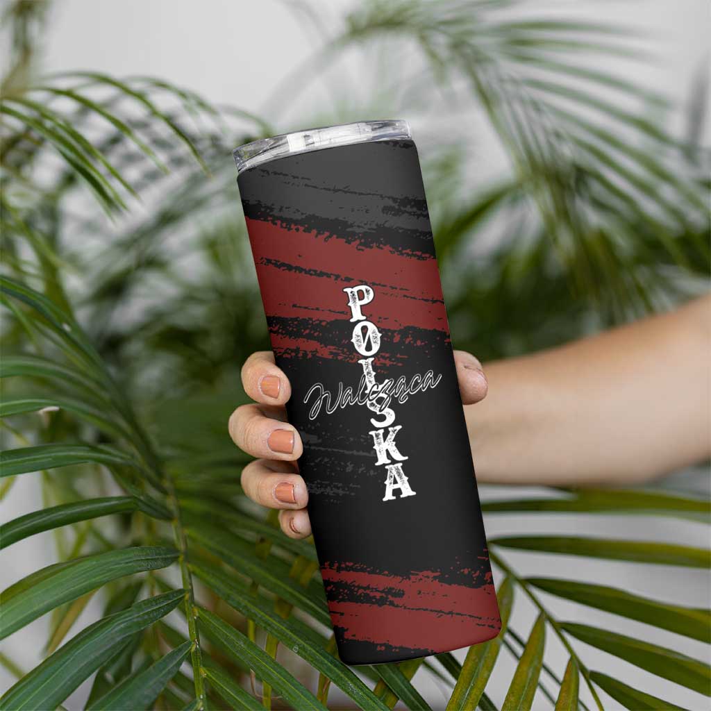 Polska Walczaca Crowned Eagle Skinny Tumbler Fighting Poland