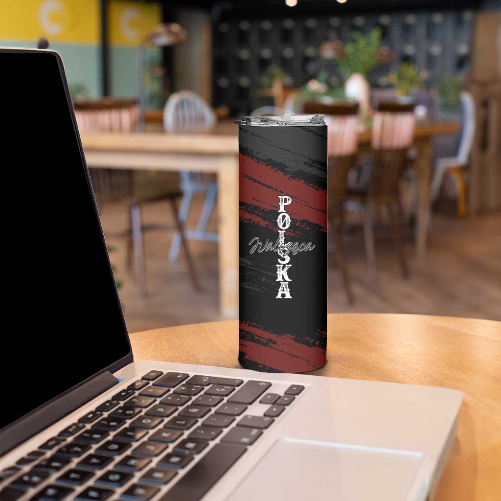 Polska Walczaca Crowned Eagle Skinny Tumbler Fighting Poland
