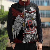 Polska Walczaca Crowned Eagle Sleeveless Puffer Jacket Fighting Poland
