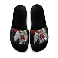 Polska Walczaca Crowned Eagle Slide Sandals Fighting Poland