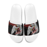 Polska Walczaca Crowned Eagle Slide Sandals Fighting Poland