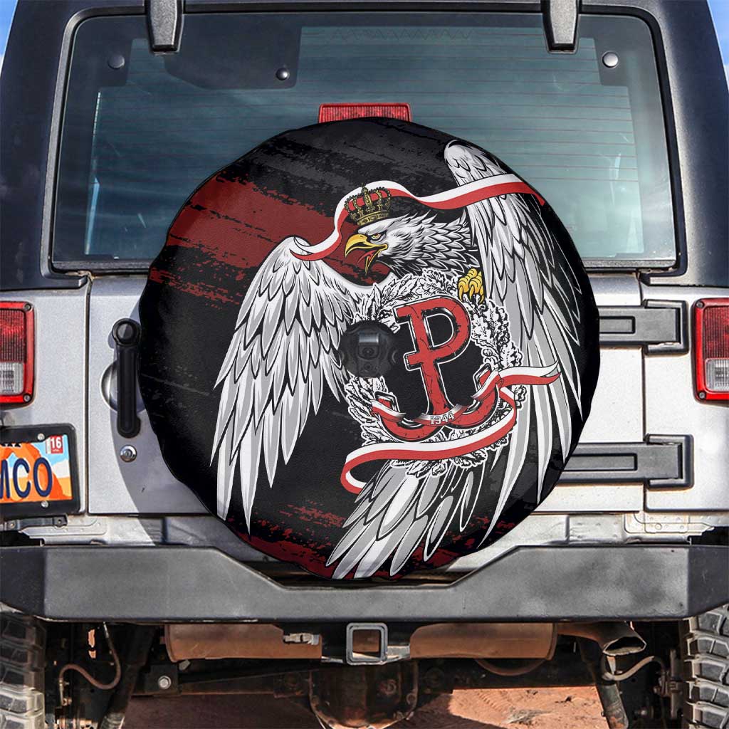 Polska Walczaca Crowned Eagle Spare Tire Cover Fighting Poland