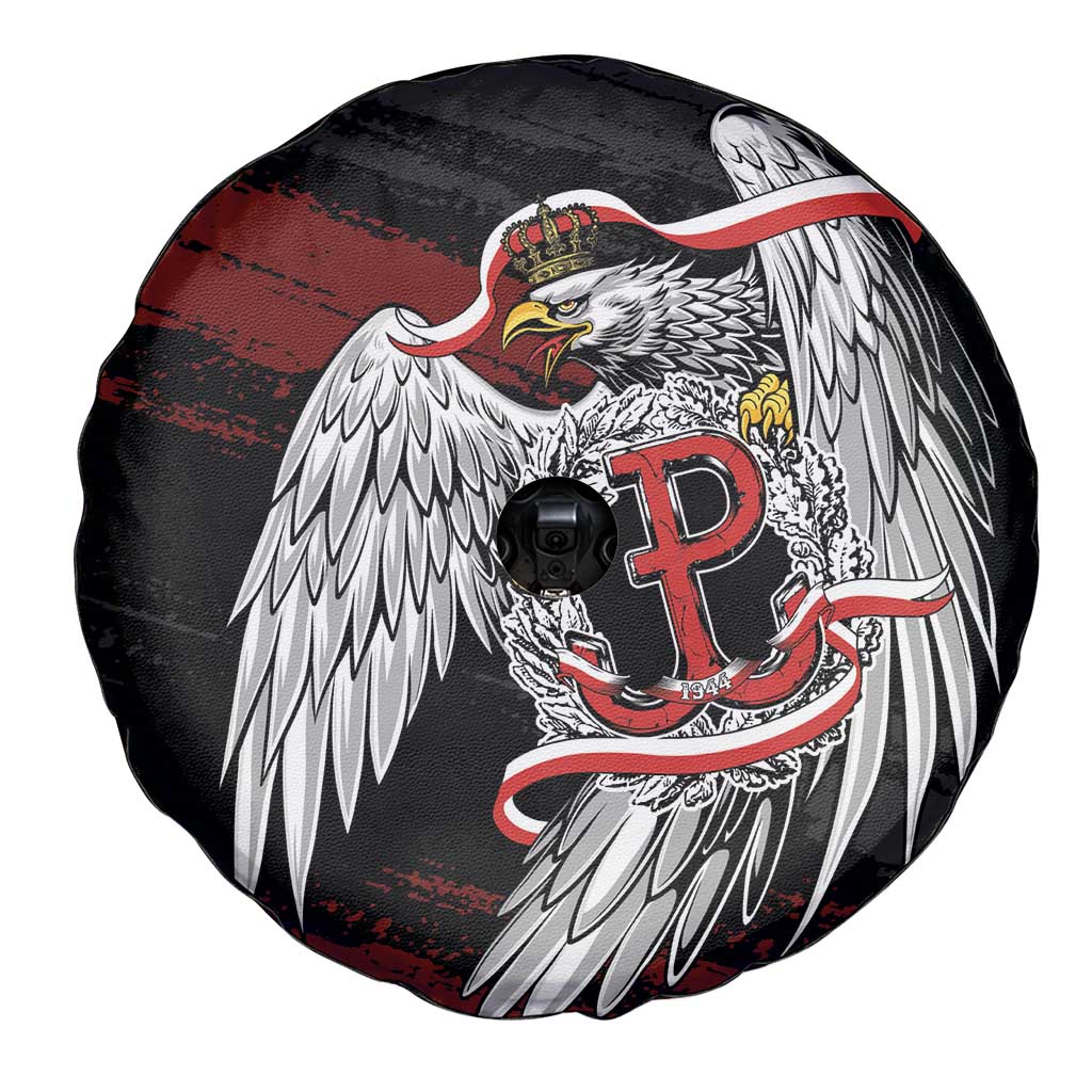 Polska Walczaca Crowned Eagle Spare Tire Cover Fighting Poland