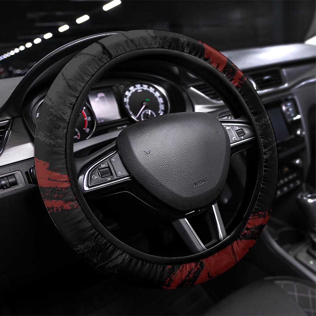 Polska Walczaca Crowned Eagle Steering Wheel Cover Fighting Poland