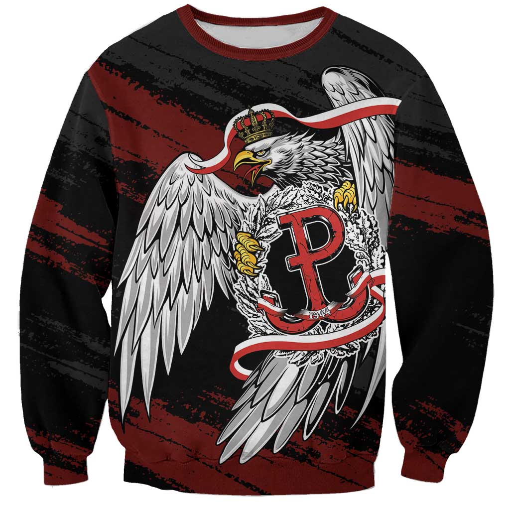 Polska Walczaca Crowned Eagle Sweatshirt Fighting Poland