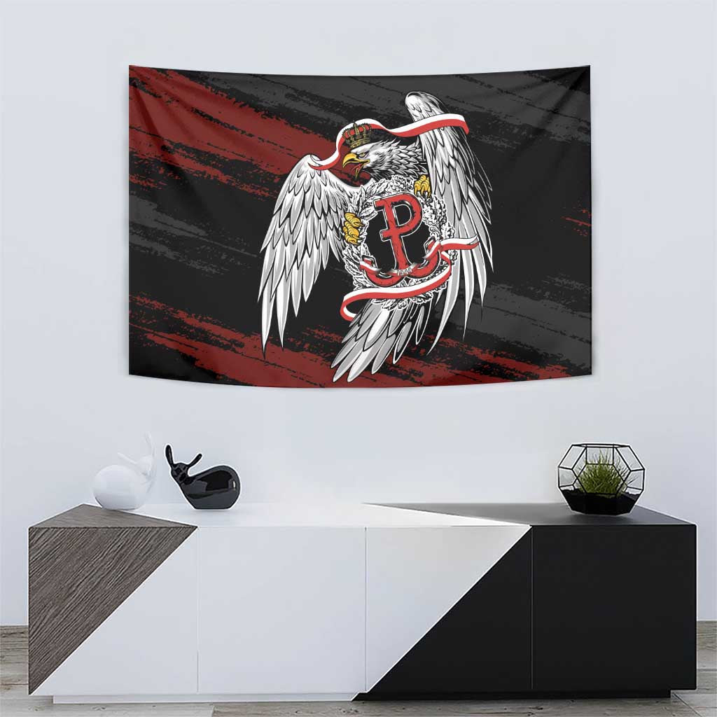 Polska Walczaca Crowned Eagle Tapestry Fighting Poland