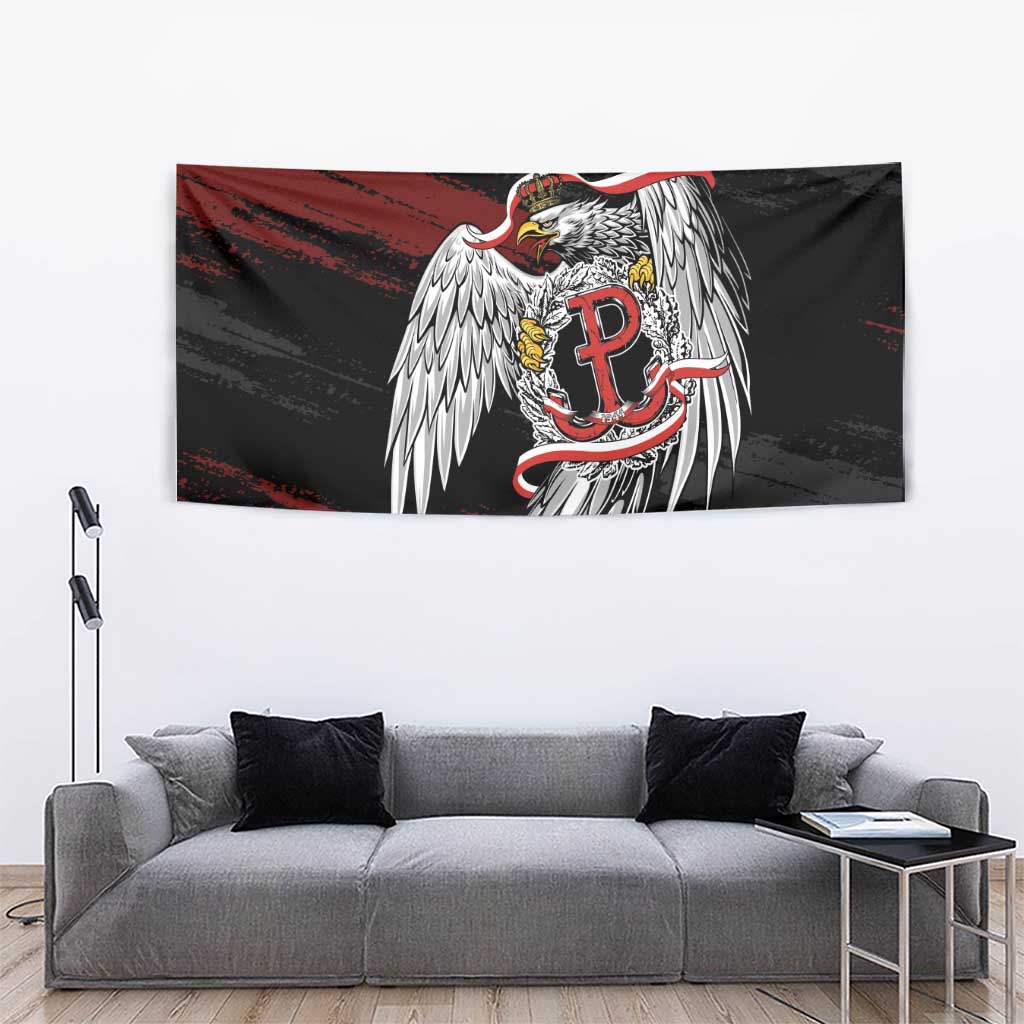 Polska Walczaca Crowned Eagle Tapestry Fighting Poland