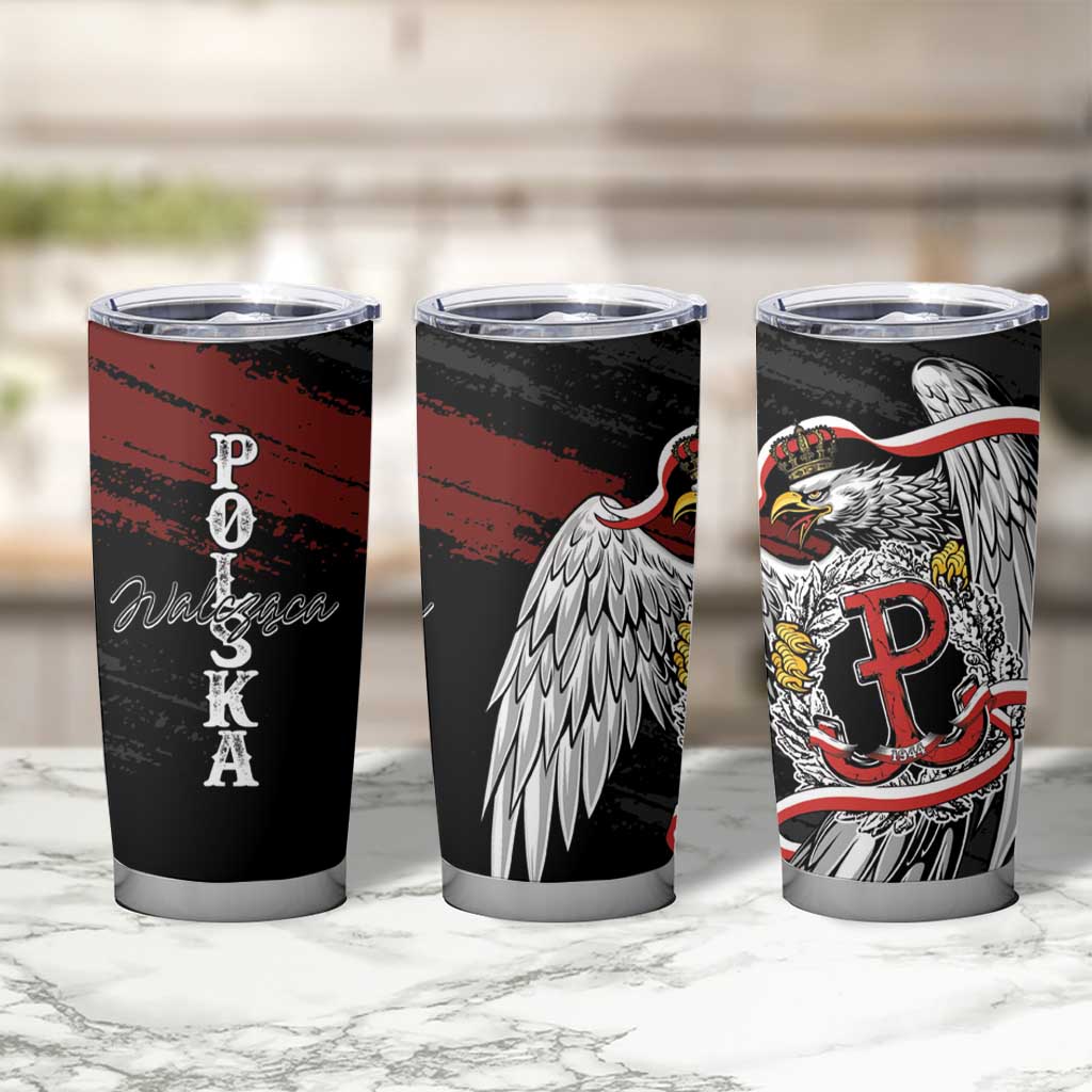 Polska Walczaca Crowned Eagle Tumbler Cup Fighting Poland