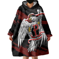 Polska Walczaca Crowned Eagle Wearable Blanket Hoodie Fighting Poland