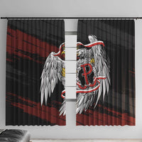 Polska Walczaca Crowned Eagle Window Curtain Fighting Poland