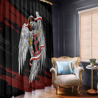 Polska Walczaca Crowned Eagle Window Curtain Fighting Poland