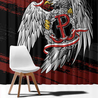Polska Walczaca Crowned Eagle Window Curtain Fighting Poland