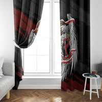 Polska Walczaca Crowned Eagle Window Curtain Fighting Poland