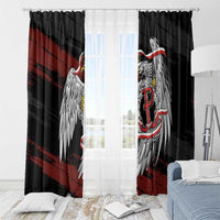 Polska Walczaca Crowned Eagle Window Curtain Fighting Poland