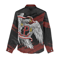 Polska Walczaca Crowned Eagle Women Casual Shirt Fighting Poland