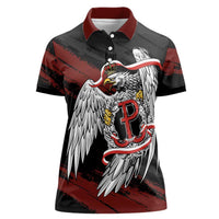Polska Walczaca Crowned Eagle Women Polo Shirt Fighting Poland