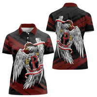 Polska Walczaca Crowned Eagle Women Polo Shirt Fighting Poland