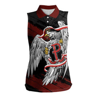 Polska Walczaca Crowned Eagle Women Sleeveless Polo Shirt Fighting Poland