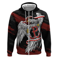 Polska Walczaca Crowned Eagle Zip Hoodie Fighting Poland