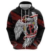 Polska Walczaca Crowned Eagle Zip Hoodie Fighting Poland