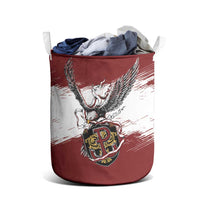 Poland Grunge Eagle Laundry Basket Polska Walczaca