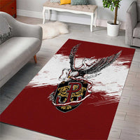 Poland Grunge Eagle Area Rug Polska Walczaca