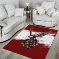 Poland Grunge Eagle Area Rug Polska Walczaca