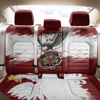 Poland Grunge Eagle Back Car Seat Cover Polska Walczaca