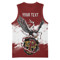 Poland Personalized Grunge Eagle Basketball Jersey Polska Walczaca