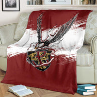 Poland Grunge Eagle Blanket Polska Walczaca