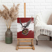 Poland Grunge Eagle Canvas Wall Art Polska Walczaca