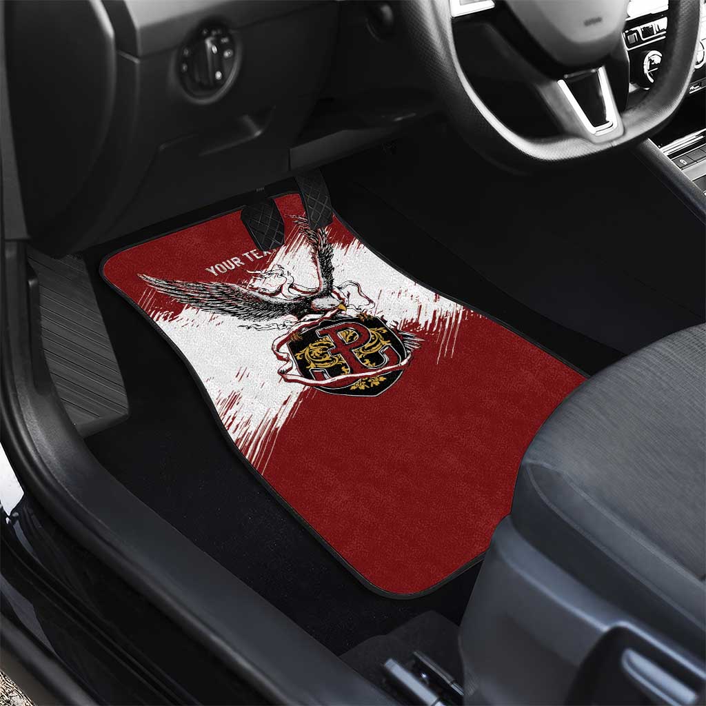 Poland Personalized Grunge Eagle Car Mats Polska Walczaca