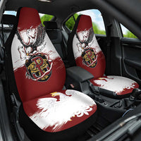 Poland Grunge Eagle Car Seat Cover Polska Walczaca