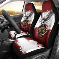 Poland Grunge Eagle Car Seat Cover Polska Walczaca