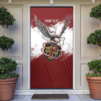 Poland Personalized Grunge Eagle Door Cover Polska Walczaca