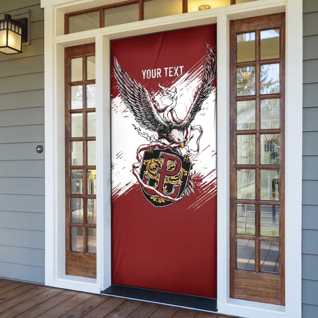Poland Personalized Grunge Eagle Door Cover Polska Walczaca
