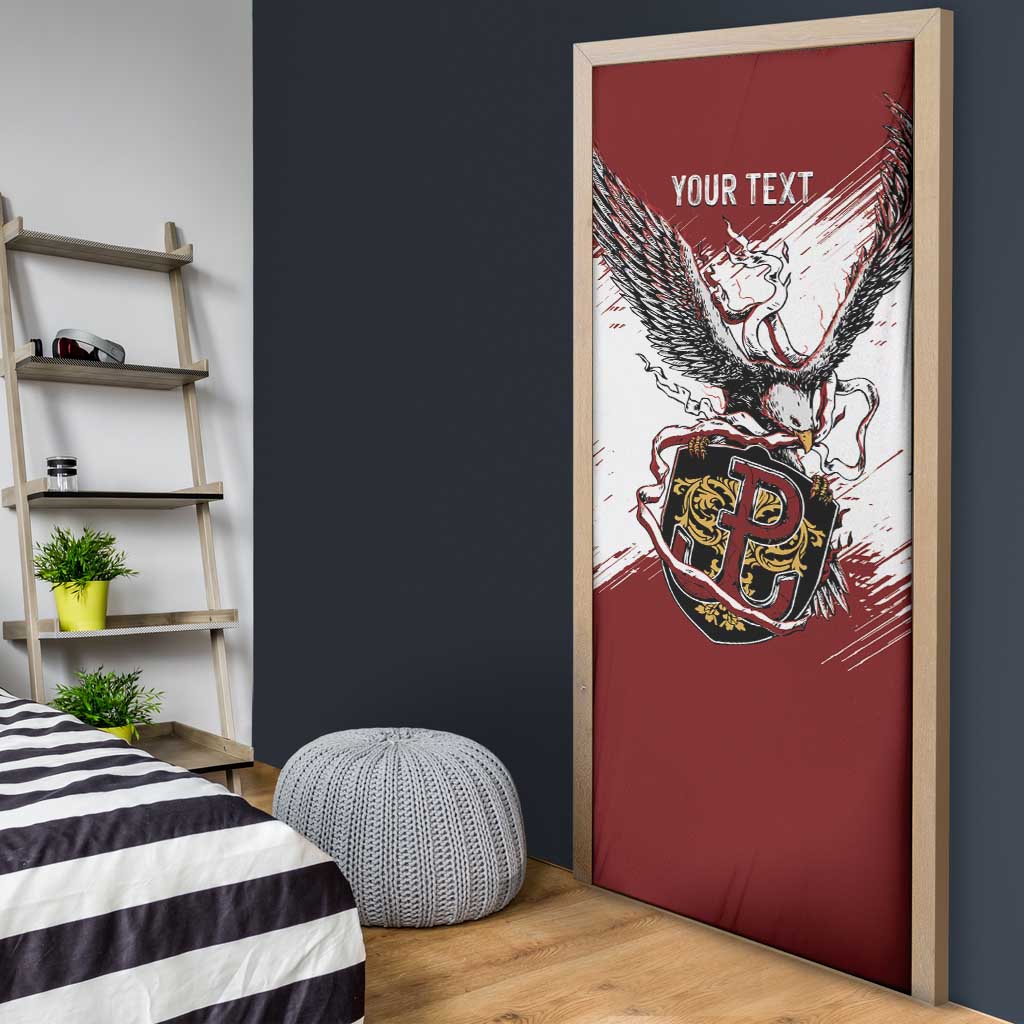 Poland Personalized Grunge Eagle Door Cover Polska Walczaca