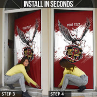 Poland Personalized Grunge Eagle Door Cover Polska Walczaca
