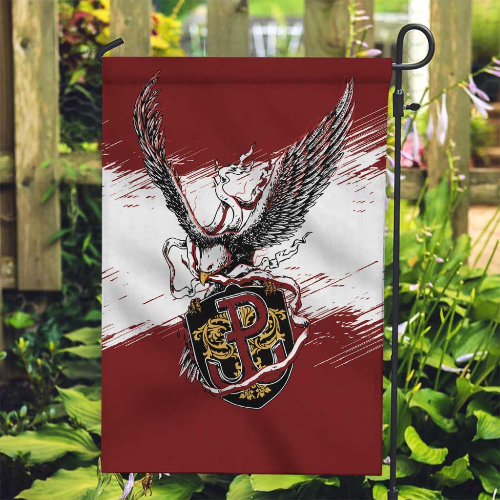 Poland Grunge Eagle Garden Flag Polska Walczaca