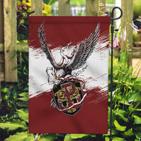 Poland Grunge Eagle Garden Flag Polska Walczaca