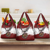 Poland Grunge Eagle Grocery Bag Polska Walczaca