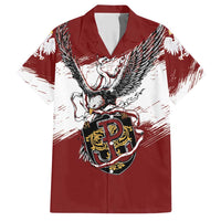 Poland Personalized Grunge Eagle Hawaiian Shirt Polska Walczaca