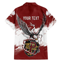 Poland Personalized Grunge Eagle Hawaiian Shirt Polska Walczaca