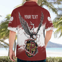 Poland Personalized Grunge Eagle Hawaiian Shirt Polska Walczaca
