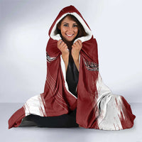 Poland Grunge Eagle Hooded Blanket Polska Walczaca