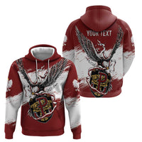 Poland Personalized Grunge Eagle Hoodie Polska Walczaca